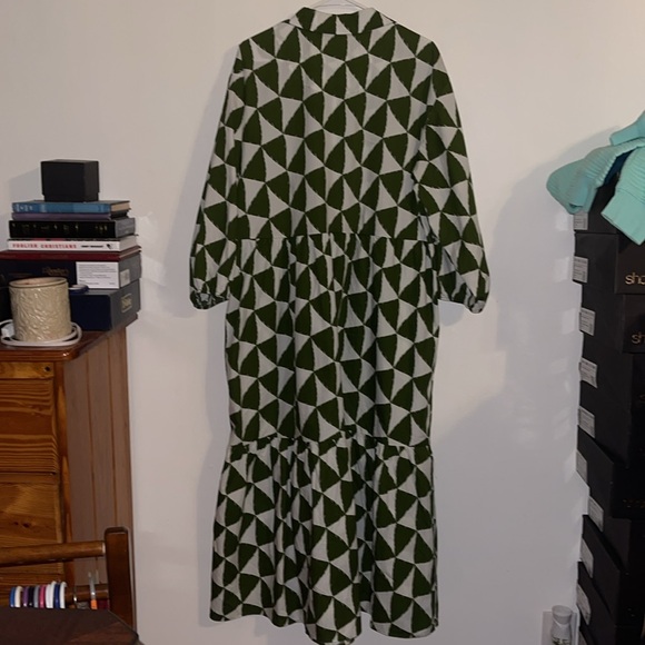 NWT: MAEVE BETTINA TIERED SHIRT DRESS BY ANTHROPOLOGIE - Picture 9 of 16